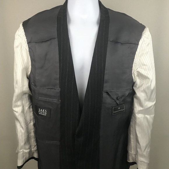 Ermenegildo Zegna Wool Pinstripe Blazer - Picture 7 of 8